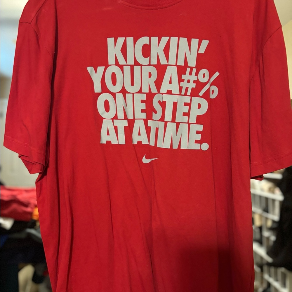 Nike Dri-FIT Red Tee